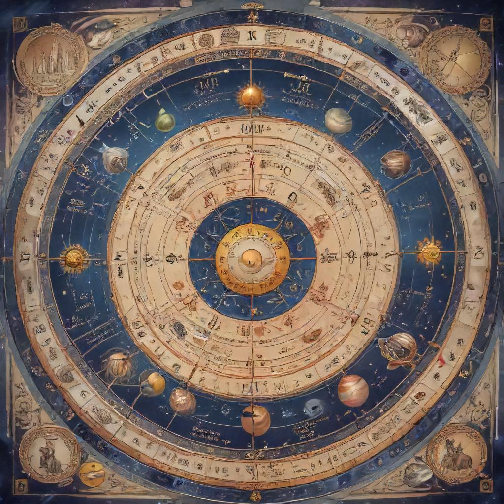  Image of an astrological chart.