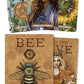 Bee Tarot Deck Kristoffer Hughes Tarot Nadia Turner Tarot Rider-Waite-Smith Bee Tarot Bee Tarot Cards Tarot Deck with Bees Divination with Bee Tarot Symbolic Bee Tarot Deck Premium Linen Tarot Cards Nature-Inspired Tarot Deck