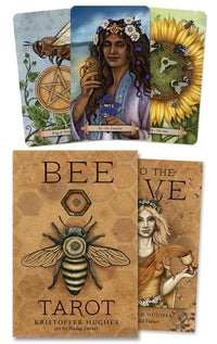 Bee Tarot Deck Kristoffer Hughes Tarot Nadia Turner Tarot Rider-Waite-Smith Bee Tarot Bee Tarot Cards Tarot Deck with Bees Divination with Bee Tarot Symbolic Bee Tarot Deck Premium Linen Tarot Cards Nature-Inspired Tarot Deck