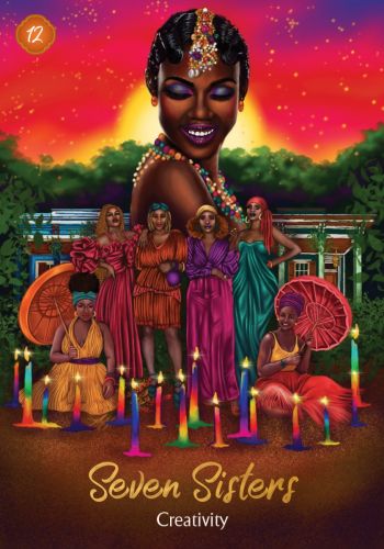 African Goddess Rising Oracle Card Deck Spiritual guidance oracle cards Abiola Abrams oracle deck Divine feminine oracle cards African goddesses oracle cards