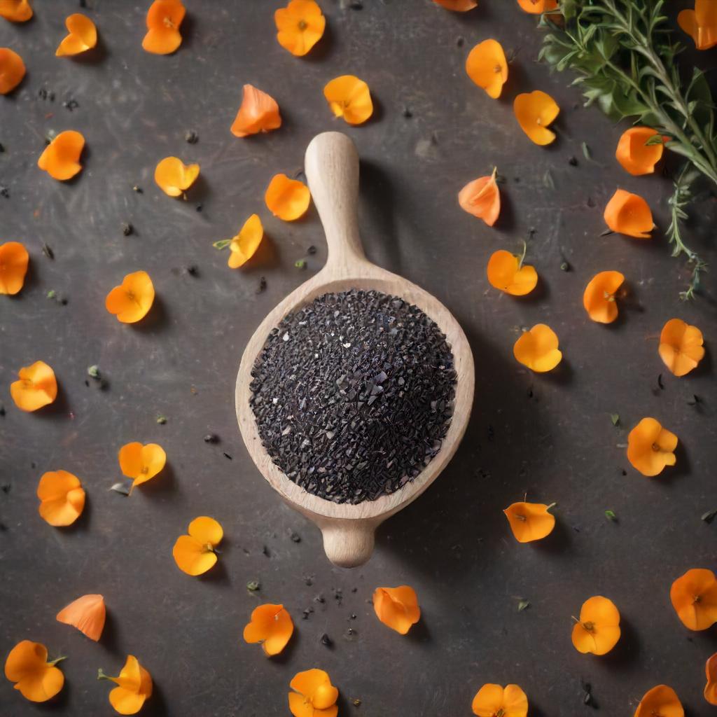 California Poppy Seeds in a bowl Premium California Poppy Seeds California Poppy Seeds for tea Herbal remedy ingredients Seeds for stress relief Organic California Poppy Seeds Natural sleep aid seeds California Poppy flower close-up California Poppy plant in garden Dried California Poppy Seeds