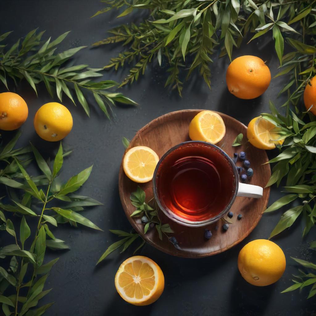 Close-up of brewed Collagen Booster White Tea